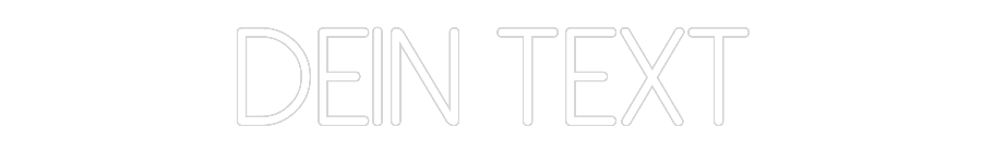 Individuelles Neon: Dein Text