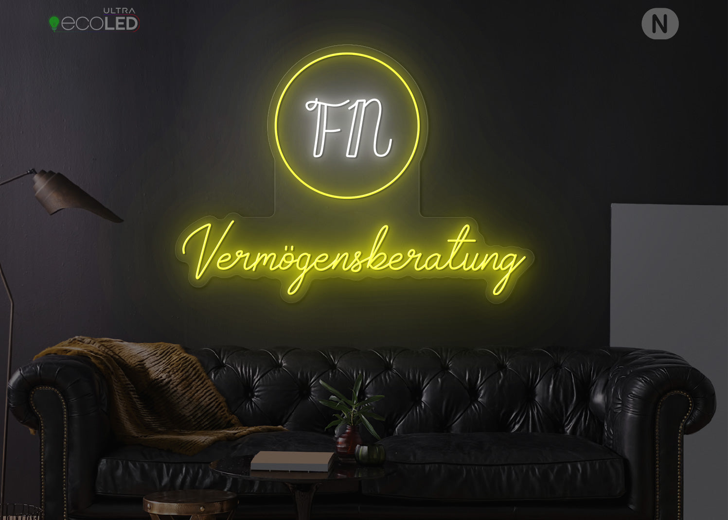 Individuelles Neonschild