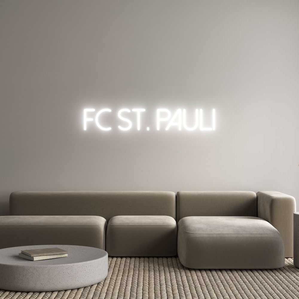 Individuelles Neon: FC St. Pauli