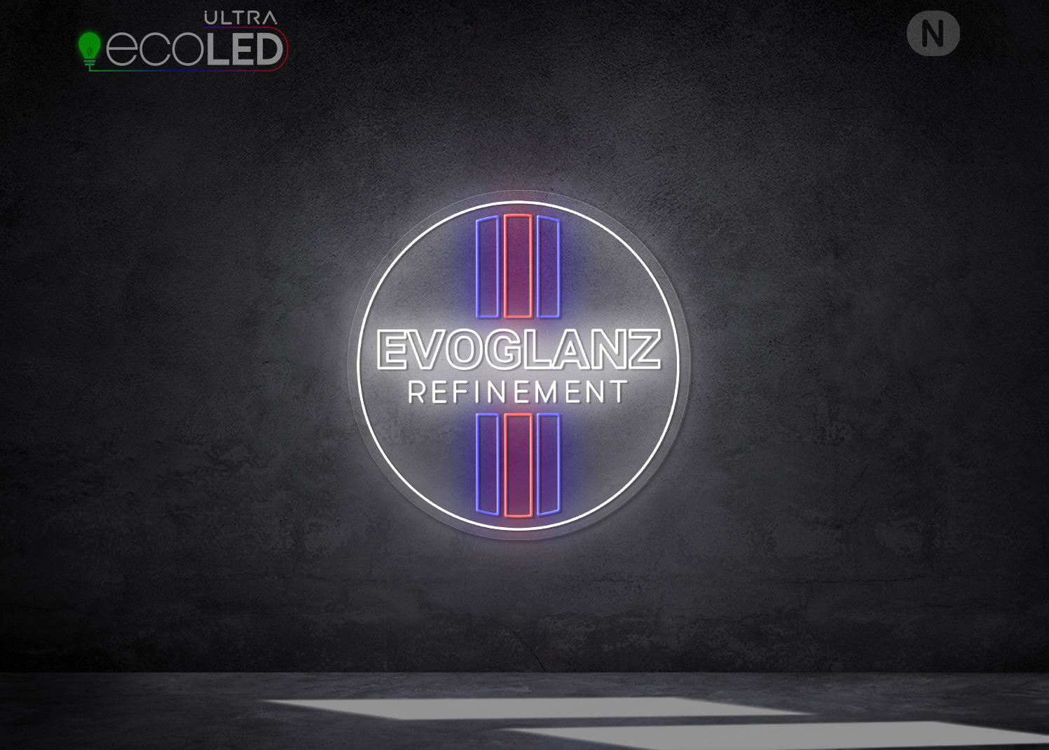 Individuelles Neonschild