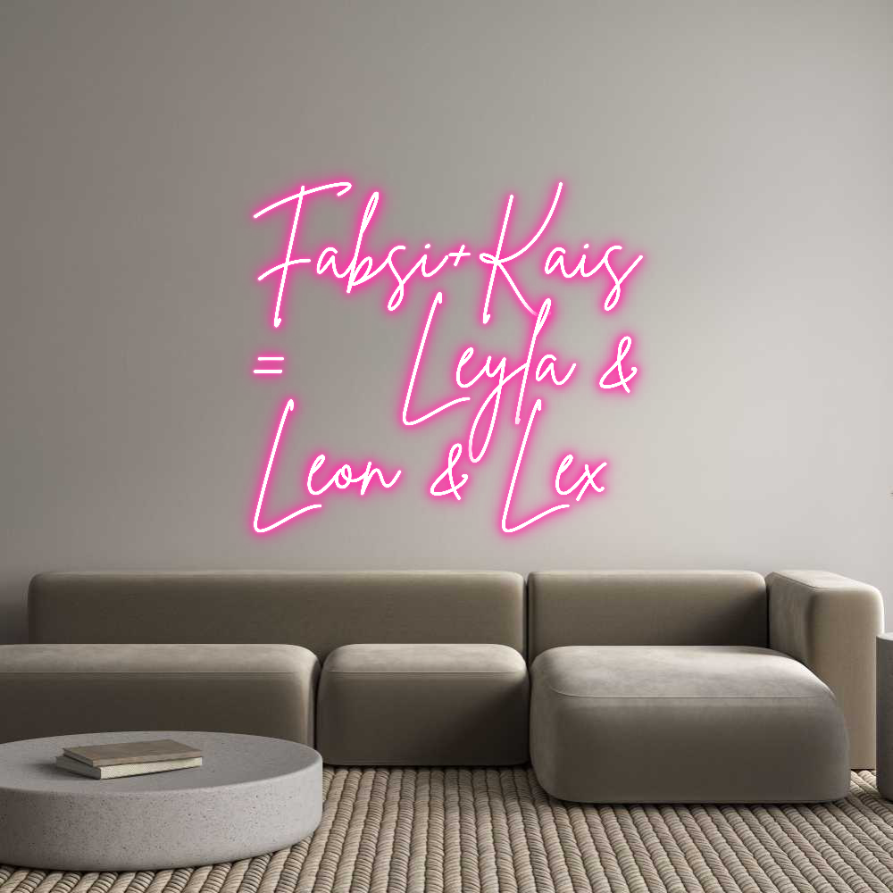 Individuelles Neon: Fabsi+Kais
=...