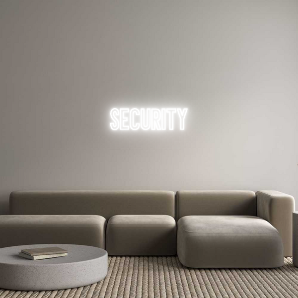 Individuelles Neon: Security