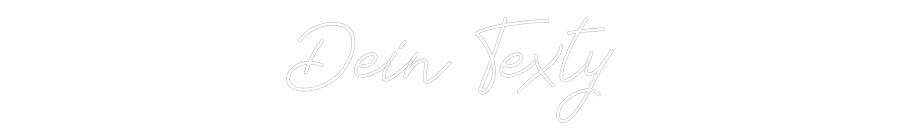 Individuelles Neon: Dein Texty