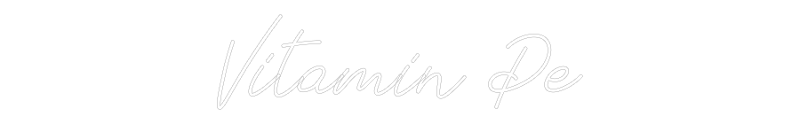 Individuelles Neon: Vitamin Pe