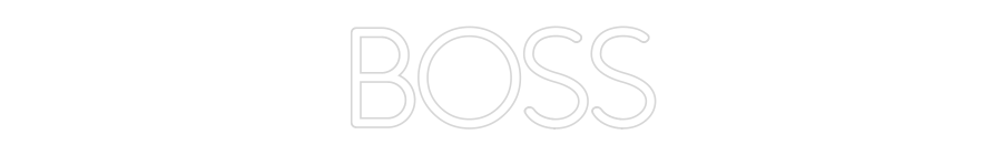 Individuelles Neon: BOSS