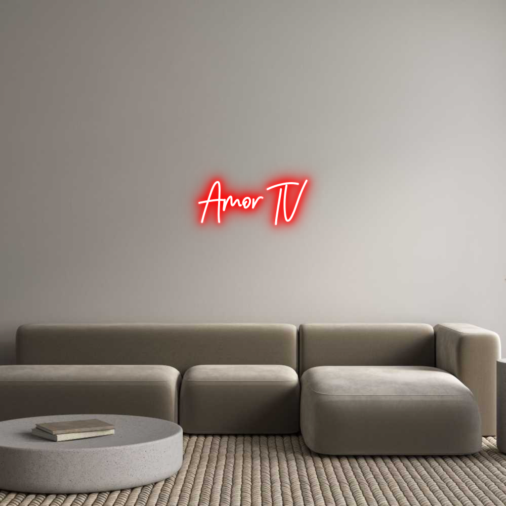 Individuelles Neon: Amor TV