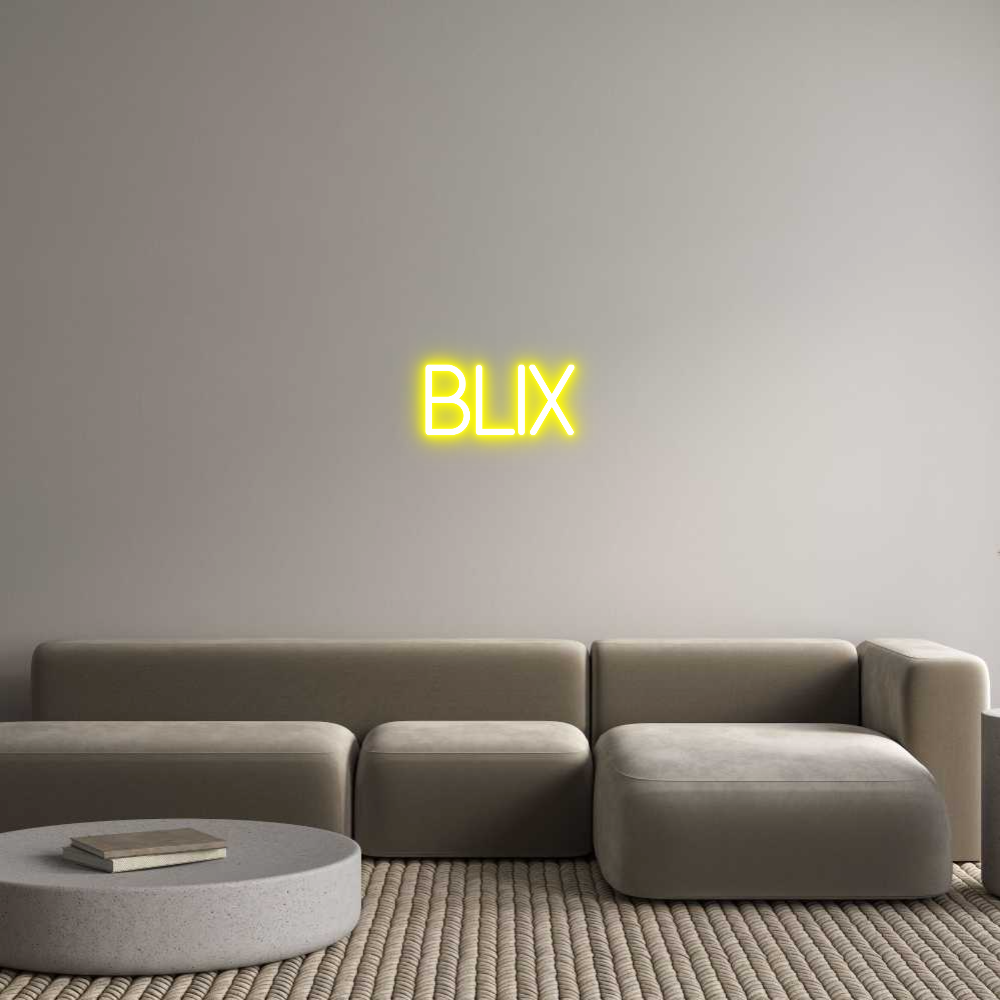 Individuelles Neon: blix