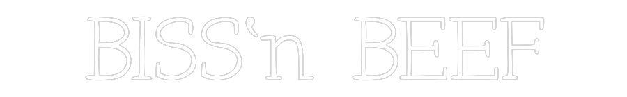 Individuelles Neon: BISS‘n BEEF