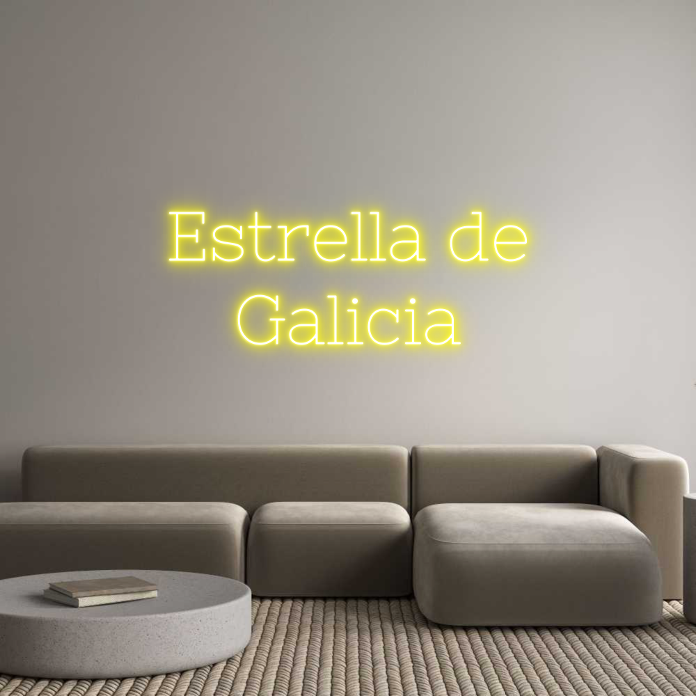 Individuelles Neon: Estrella de
...