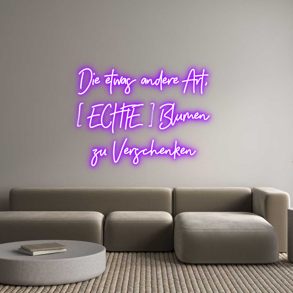 Individuelles Neon: Die etwas and...