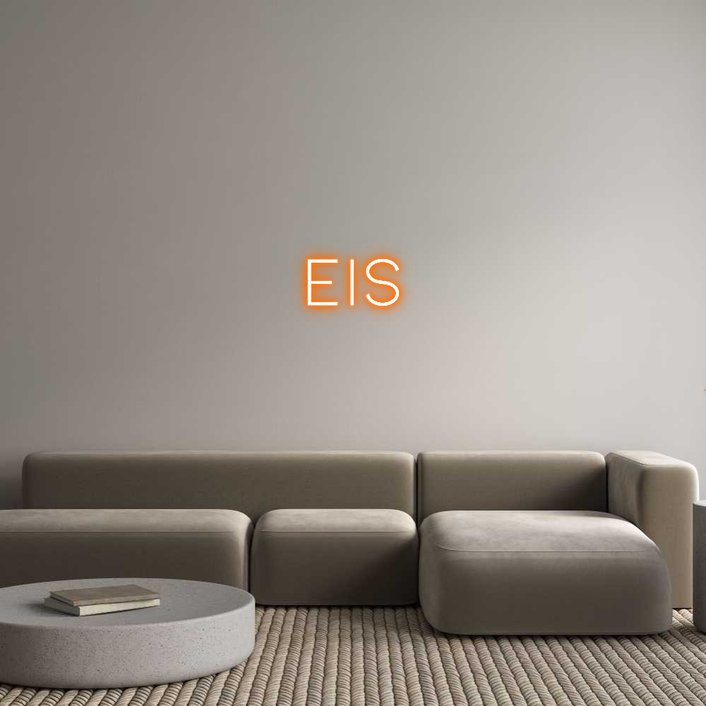 Individuelles Neon: Eis