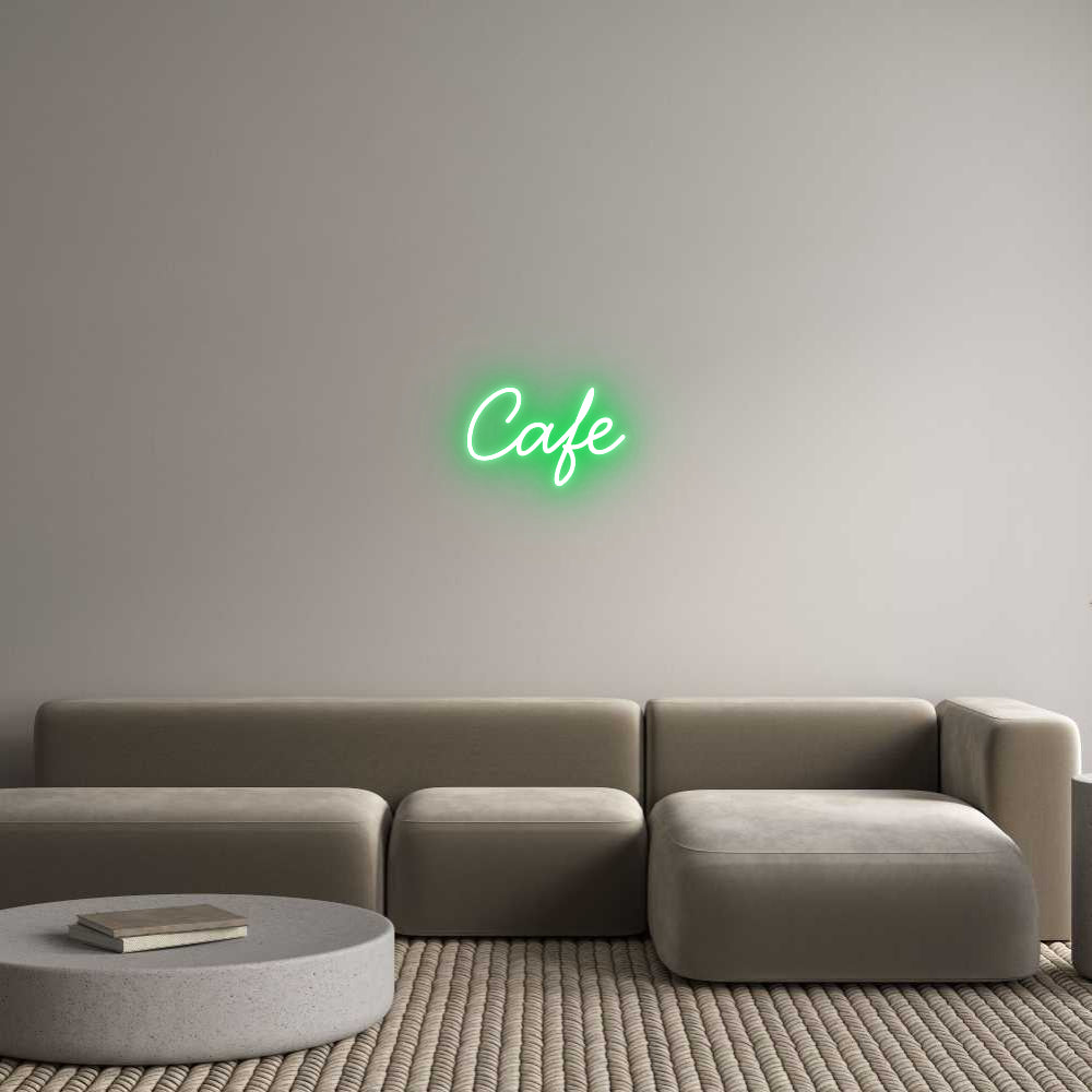 Individuelles Neon: Cafe