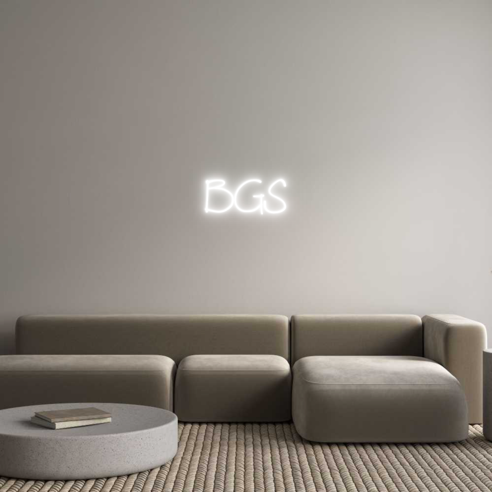 Individuelles Neon: BGS