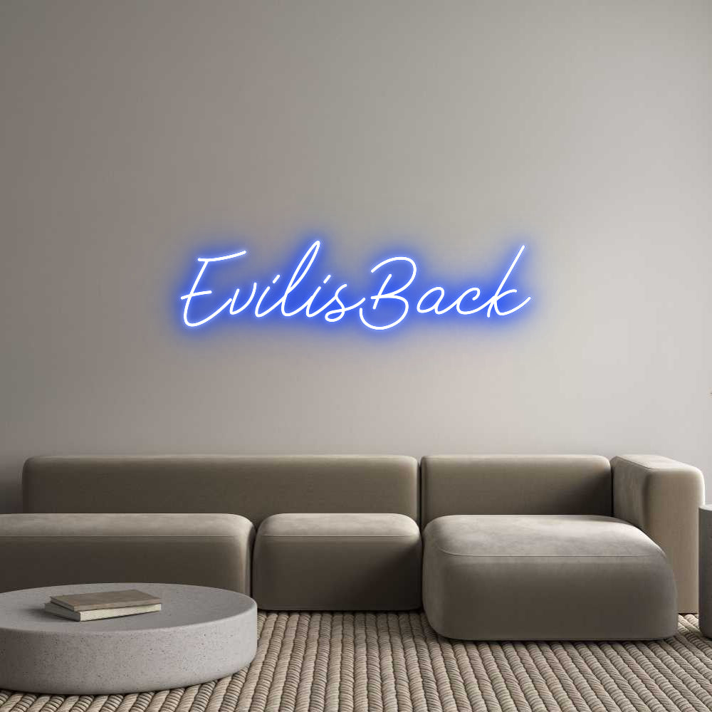 Individuelles Neon: EvilisBack