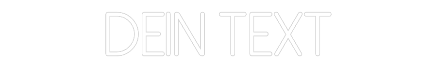 Individuelles Neon: Dein Text