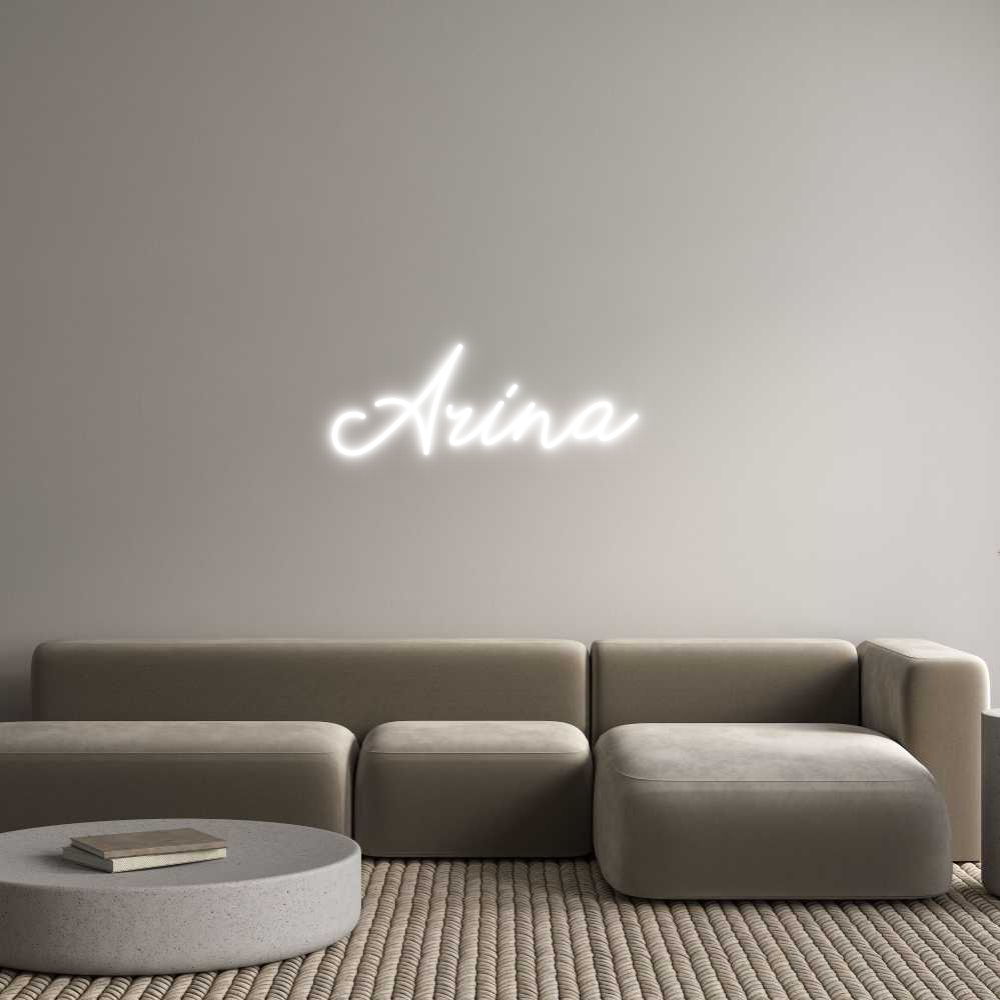 Individuelles Neon: Arina
