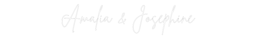 Individuelles Neon: Amalia & Jose...