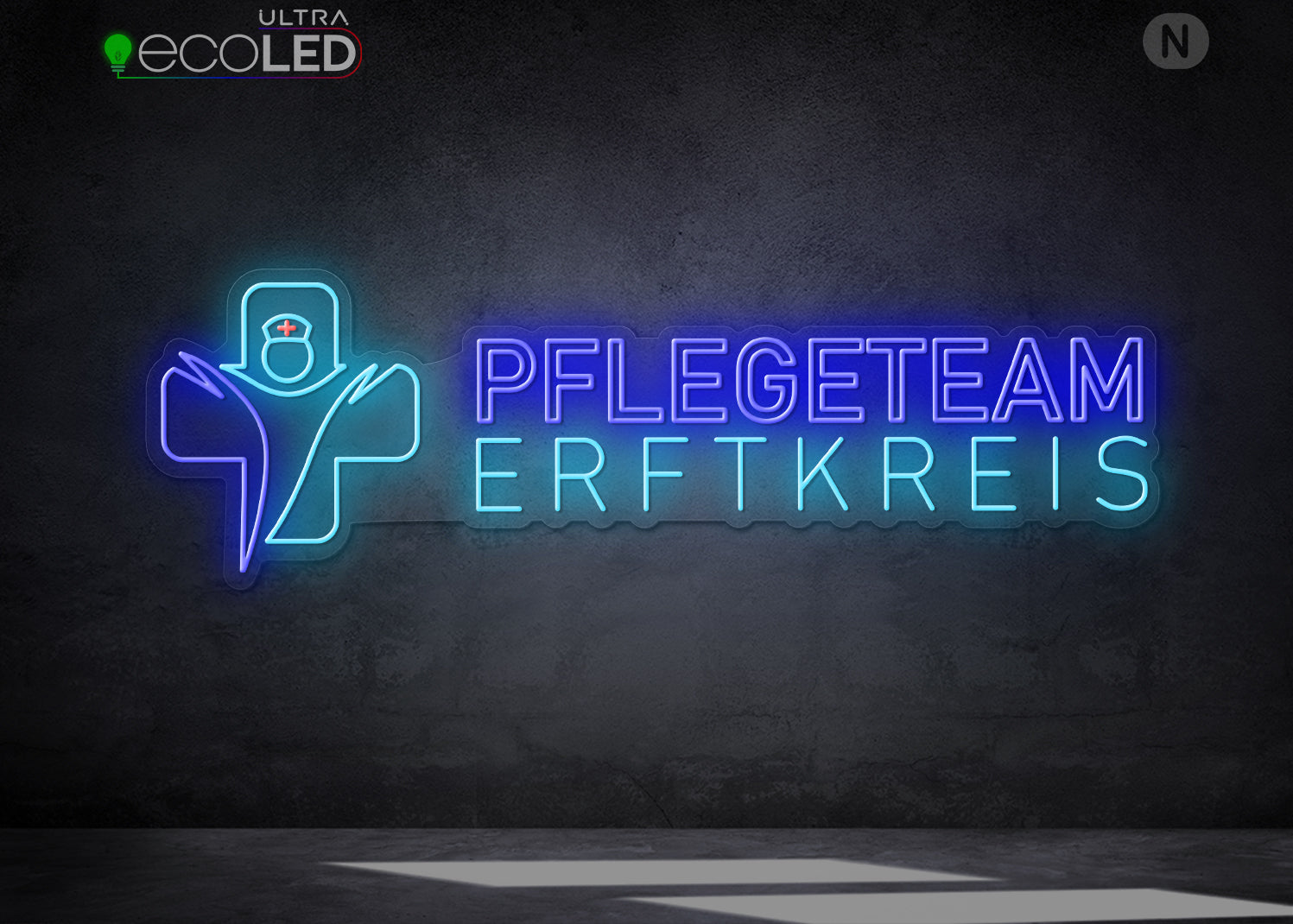 Individuelles Neonschild