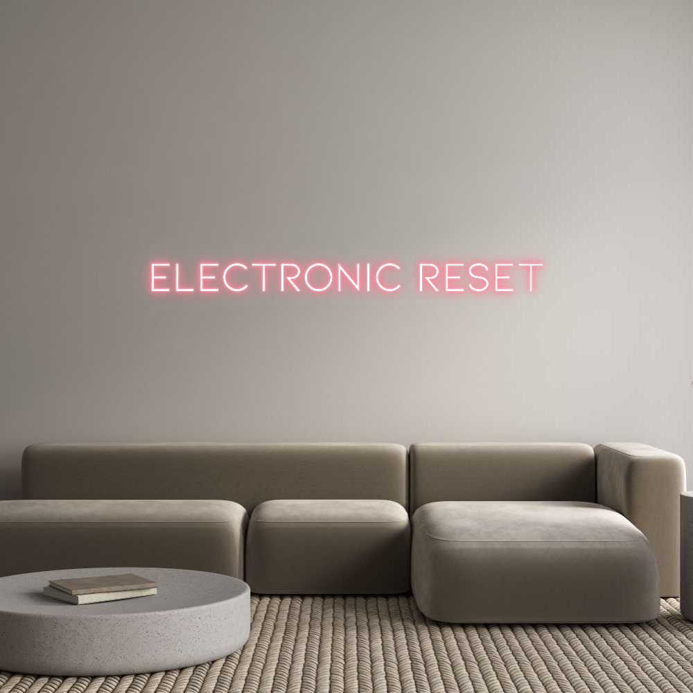 Individuelles Neon: Electronic re...
