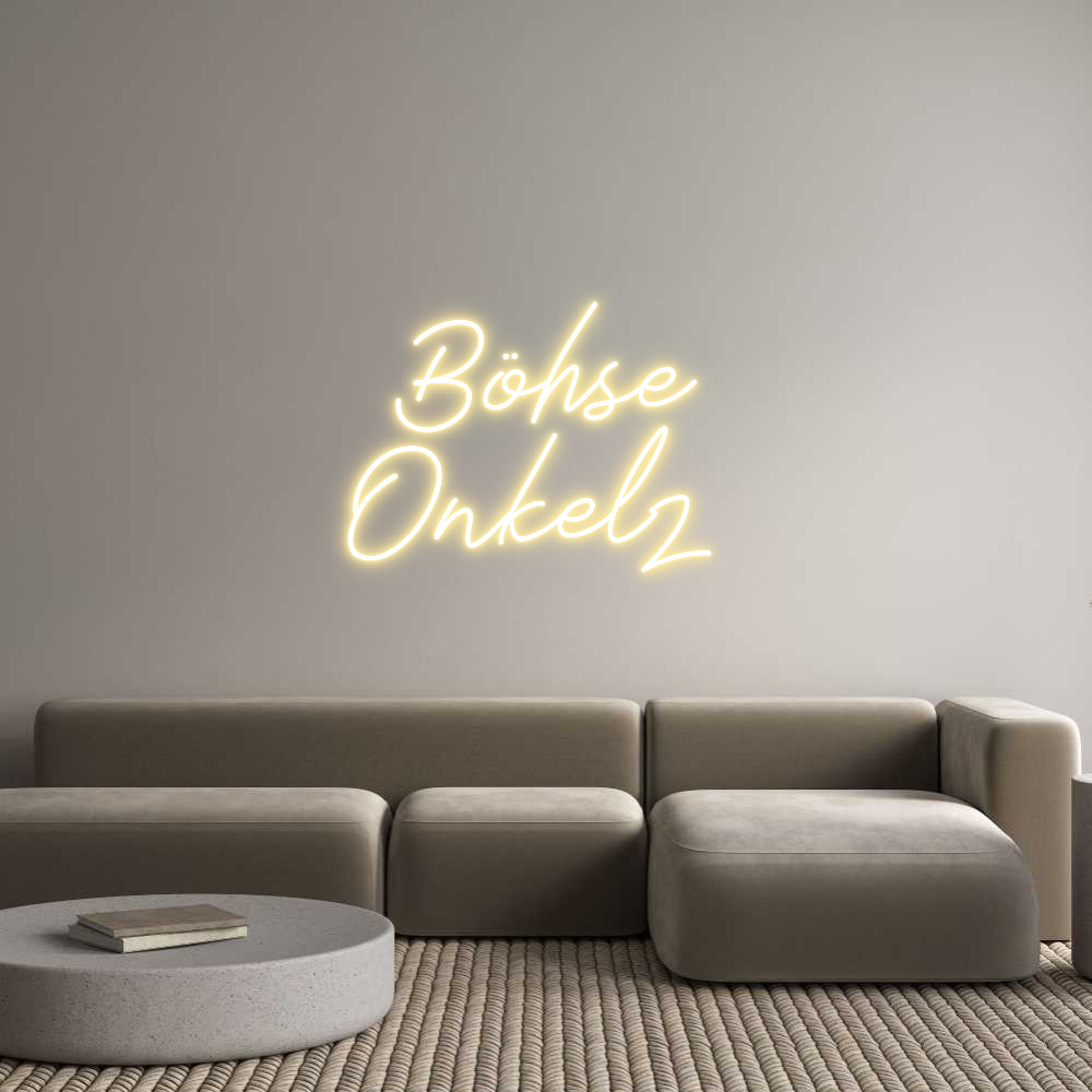 Individuelles Neon: Böhse
Onkelz