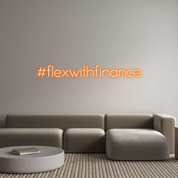 Individuelles Neon: #flexwithfina...