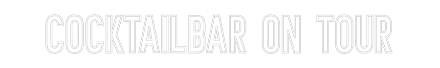 Individuelles Neon: COCKTAILBAR O...