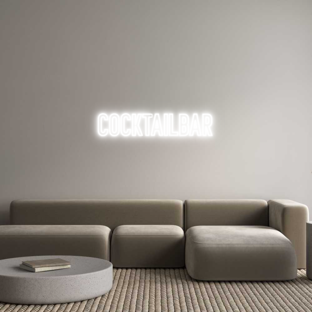 Individuelles Neon: COCKTAILBAR