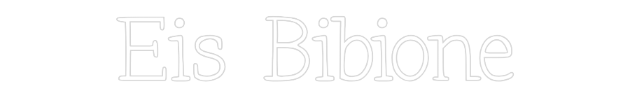 Individuelles Neon: Eis Bibione