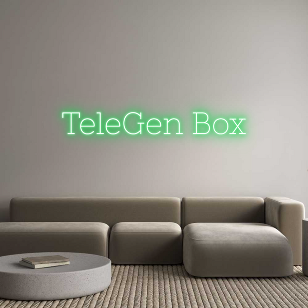 Individuelles Neon: TeleGen Box