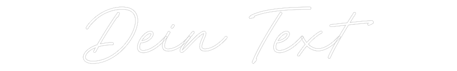 Individuelles Neon: Dein Text