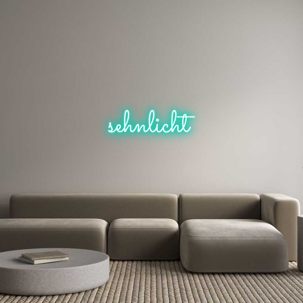 Individuelles Neon: sehnlicht