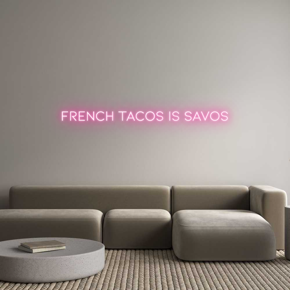 Individuelles Neon: French Tacos ...