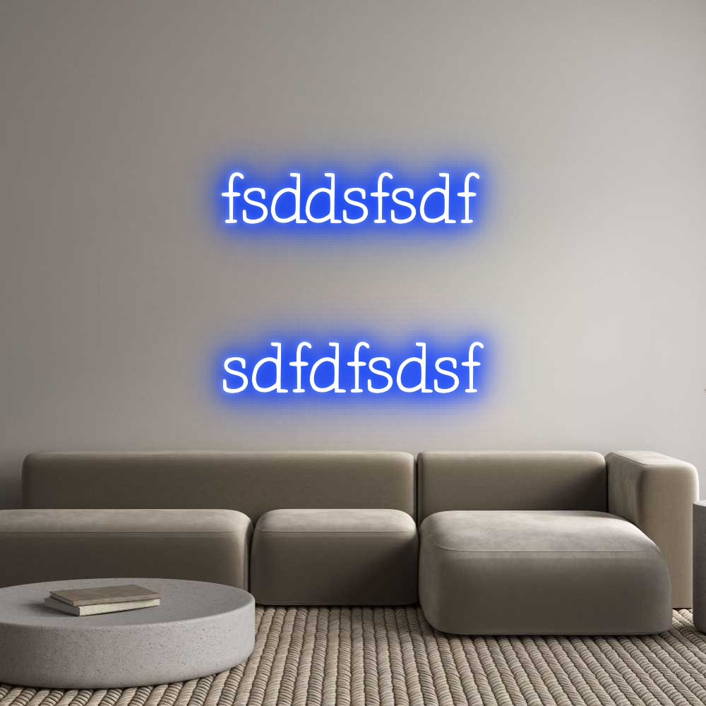 Individuelles Neon: fsddsfsdf

...