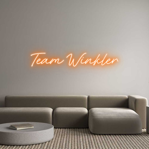 Individuelles Neon: Team Winkler