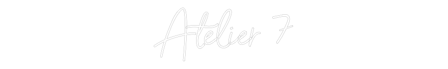 Individuelles Neon: Atelier 7