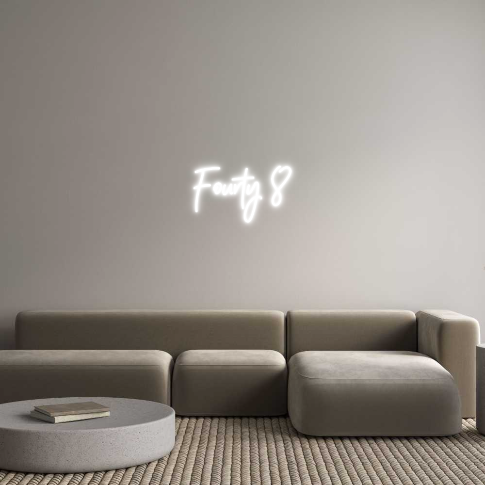 Individuelles Neon: Fourty 8