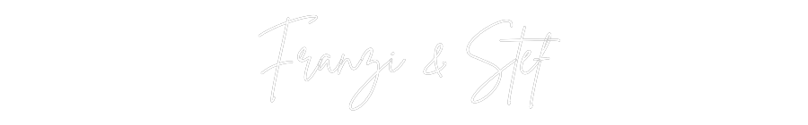Individuelles Neon: Franzi & Stef
