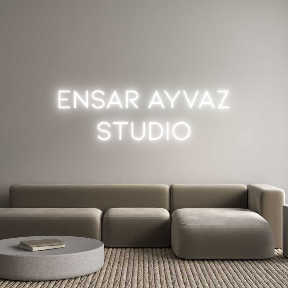 Individuelles Neon: ENSAR AYVAZ
...