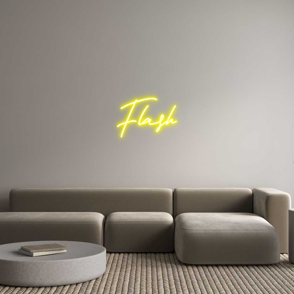 Individuelles Neon: Flash