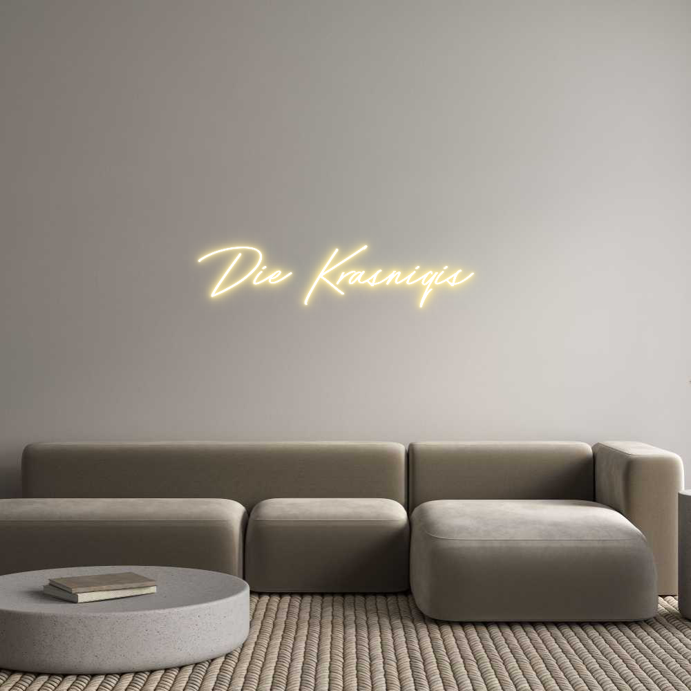 Individuelles Neon: Die Krasniqis