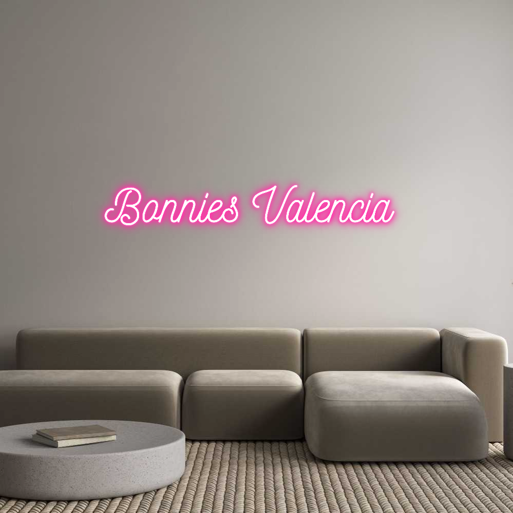 Individuelles Neon: Bonnies Valen...