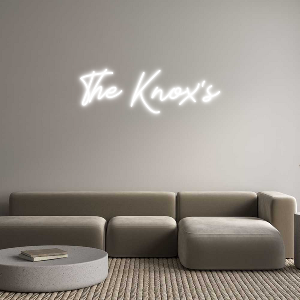 Individuelles Neon: The Knox‘s