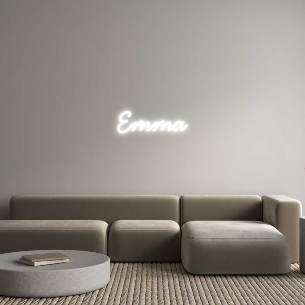 Individuelles Neon: Emma