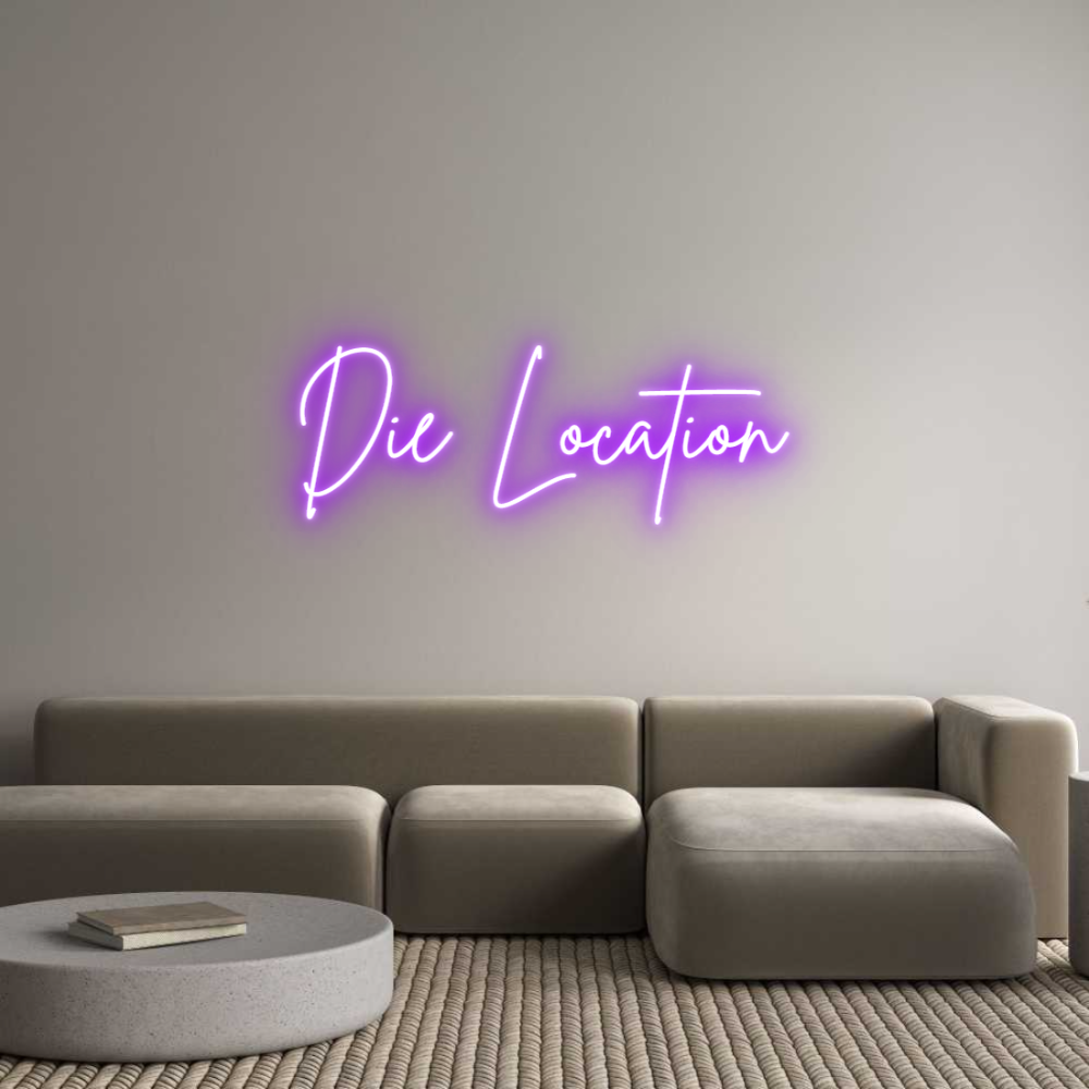 Individuelles Neon: Die Location