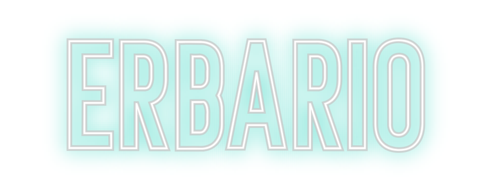 Individuelles Neon: ERBARIO