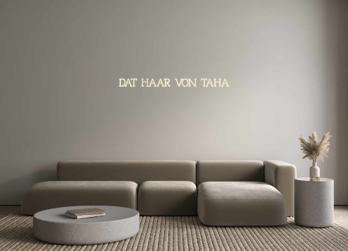 Individuelles Neon: DAT HAAR VON ...