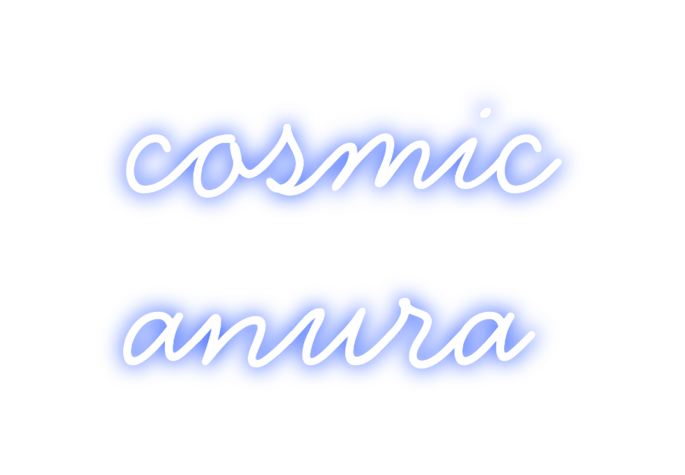 Individuelles Neon: cosmic
anura