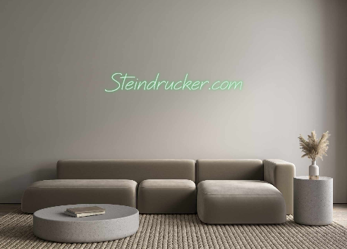 Individuelles Neon: Steindrucker....