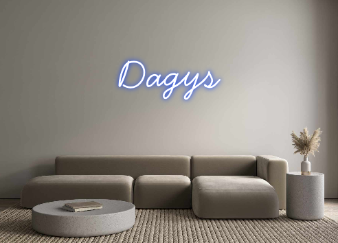 Individuelles Neon: Dagys