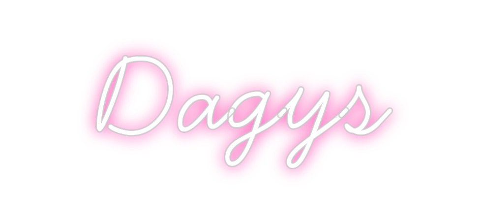 Individuelles Neon: Dagys